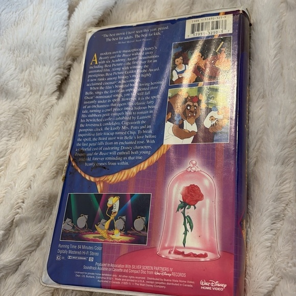 Rare Walt Disney Beauty and the Beast black diamond VHS - Picture 2 of 6